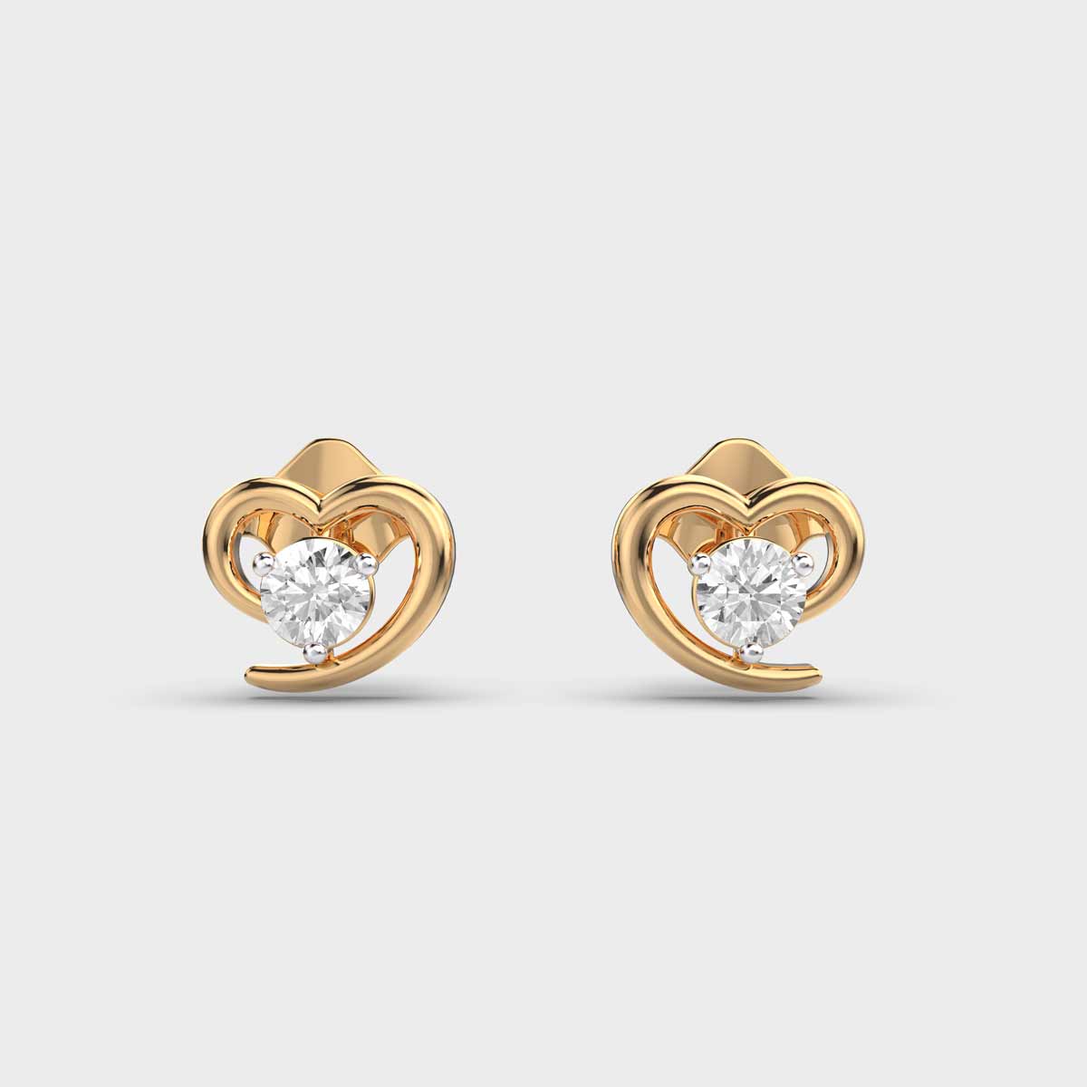 Heartfelt Wish Diamond Earrings