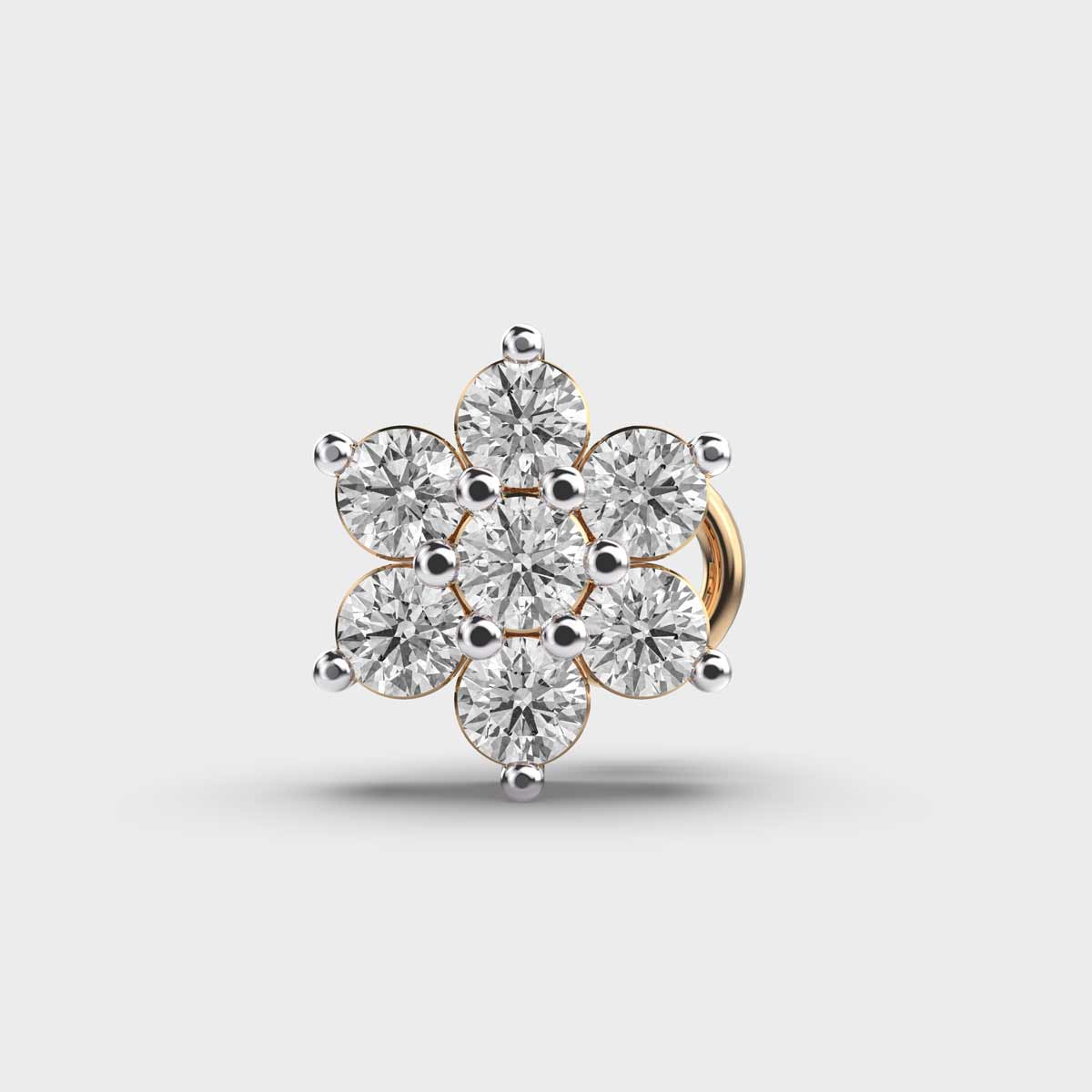 Scintillating Blossom Diamond Nosepin