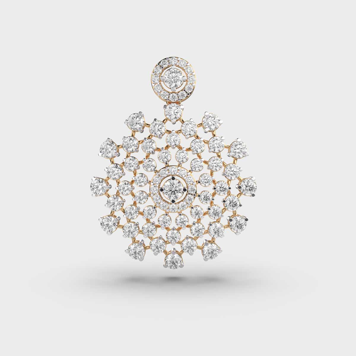 Sparkling Nebula Diamond Pendant (Without Chain)