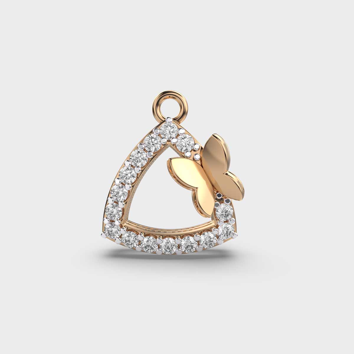 Timeless Trilogy Butterfly Diamond Pendant (Without Chain)