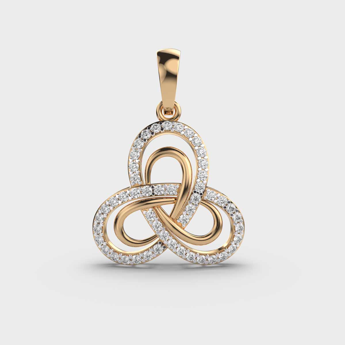 Infinite Love Diamond Pendant (Without Chain)