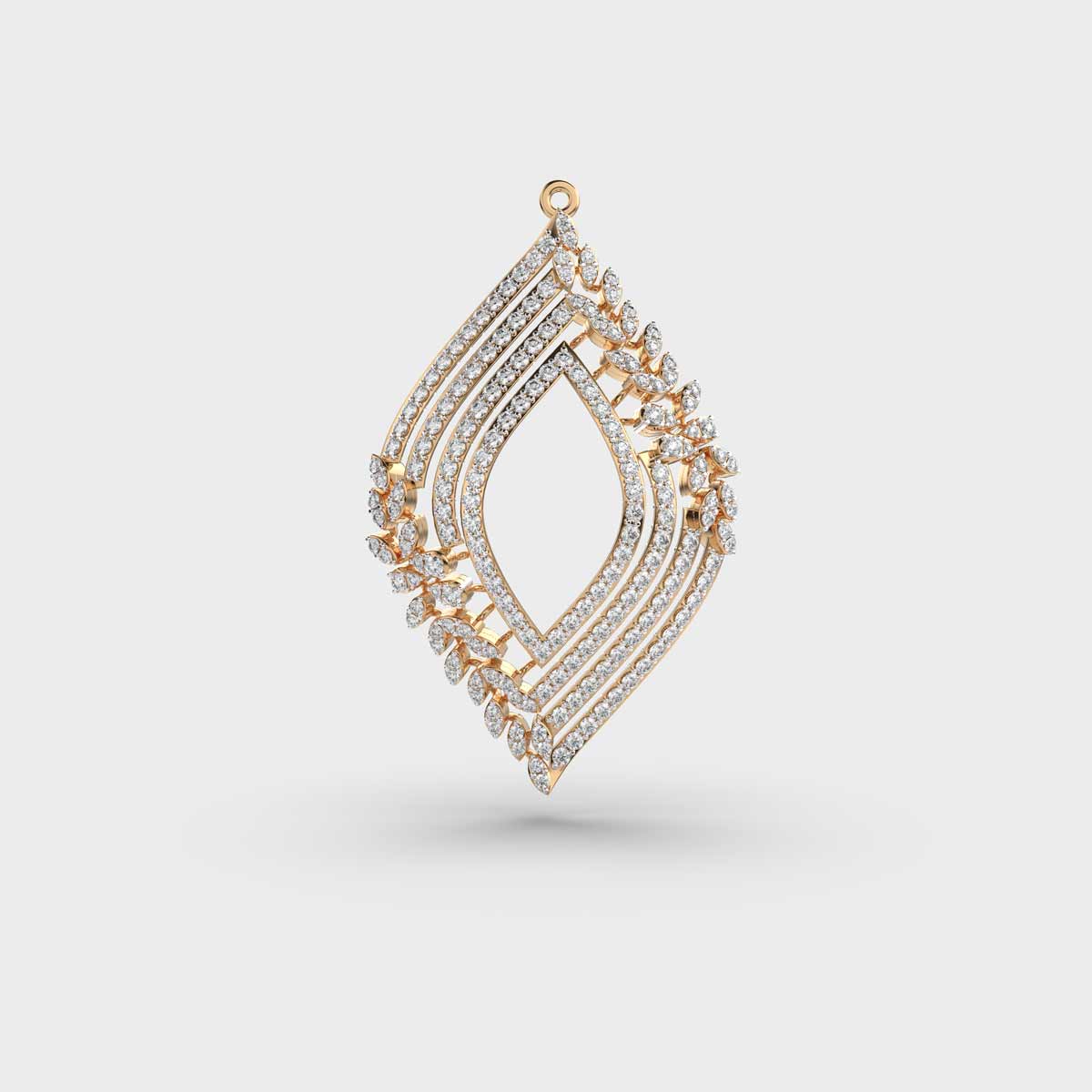 Oasis Clustered Diamond Pendant (Without Chain)
