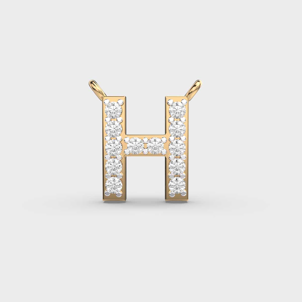 Hopeful H Diamond Pendant (Without Chain)