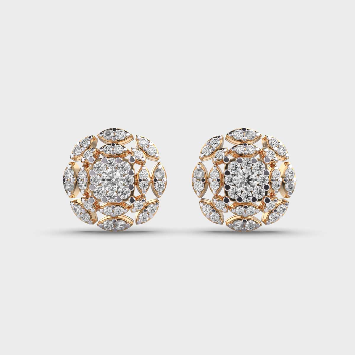 Treasure Trove Diamond Encrusted Earstuds