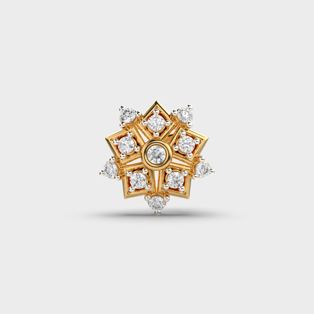 Subtle Timeless Shine Diamond Nosepin