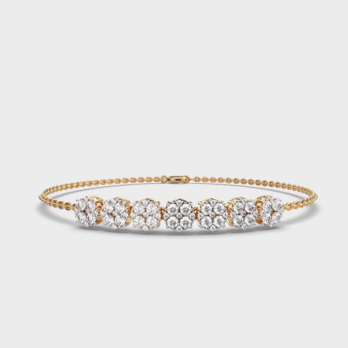 Septem Flora Diamond Quad Bracelet
