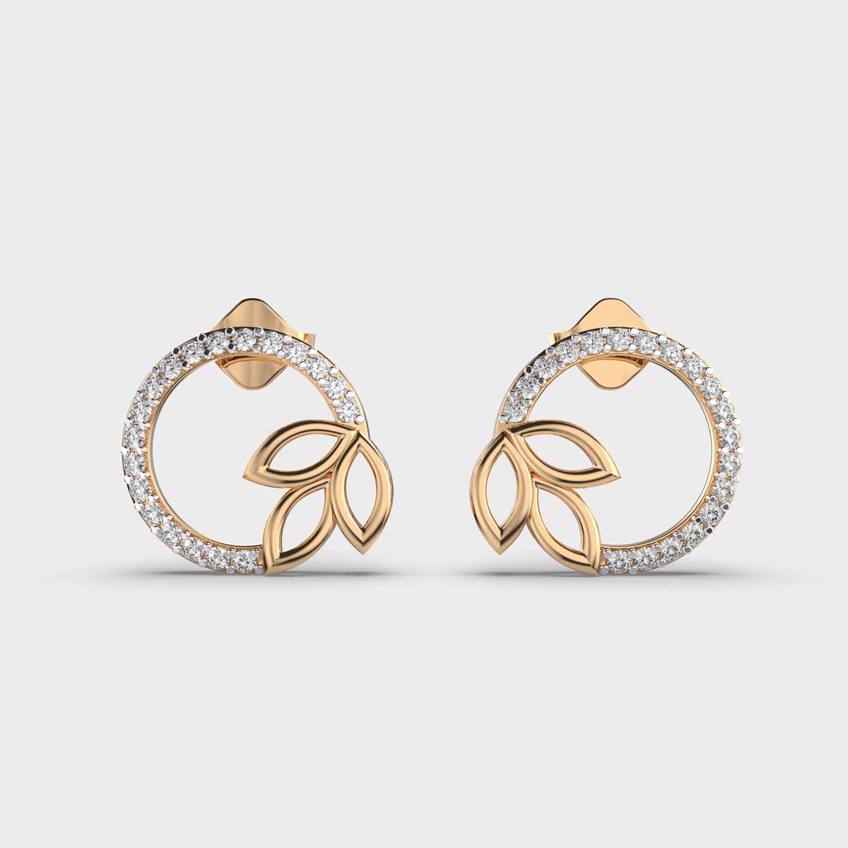 Alluring Orbit Autumn Diamond Earstuds
