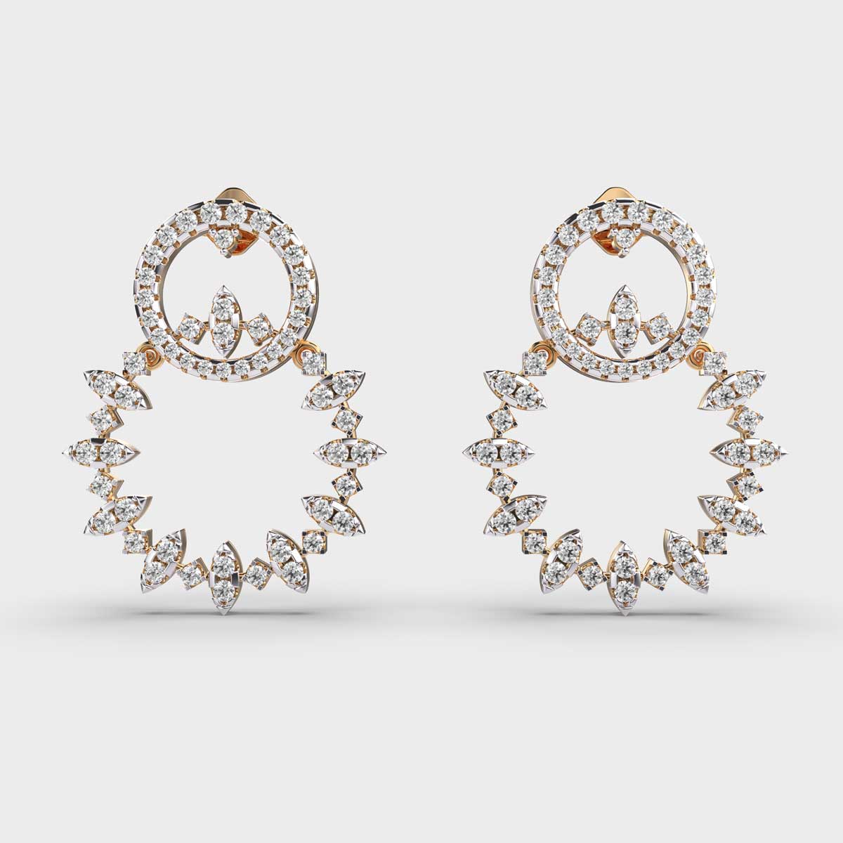Captivating Loop Circle Diamond Earrings