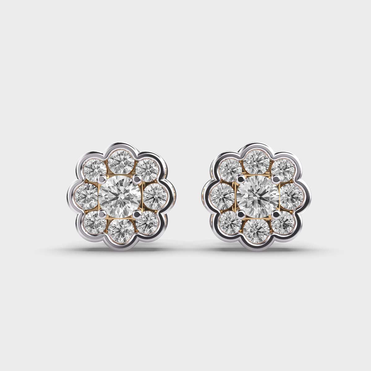 Vega Capella Diamond Ear Studs