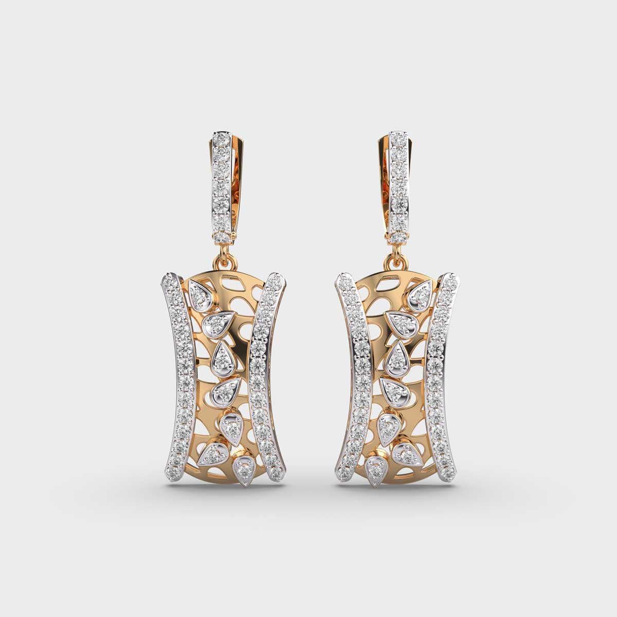 Prim Defined Beauty Diamond Earrings