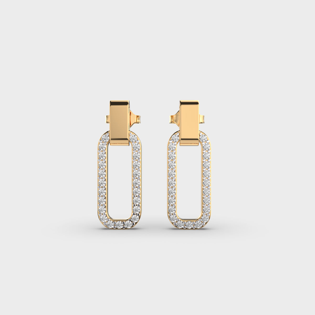 Haute French Madame Diamond Earrings
