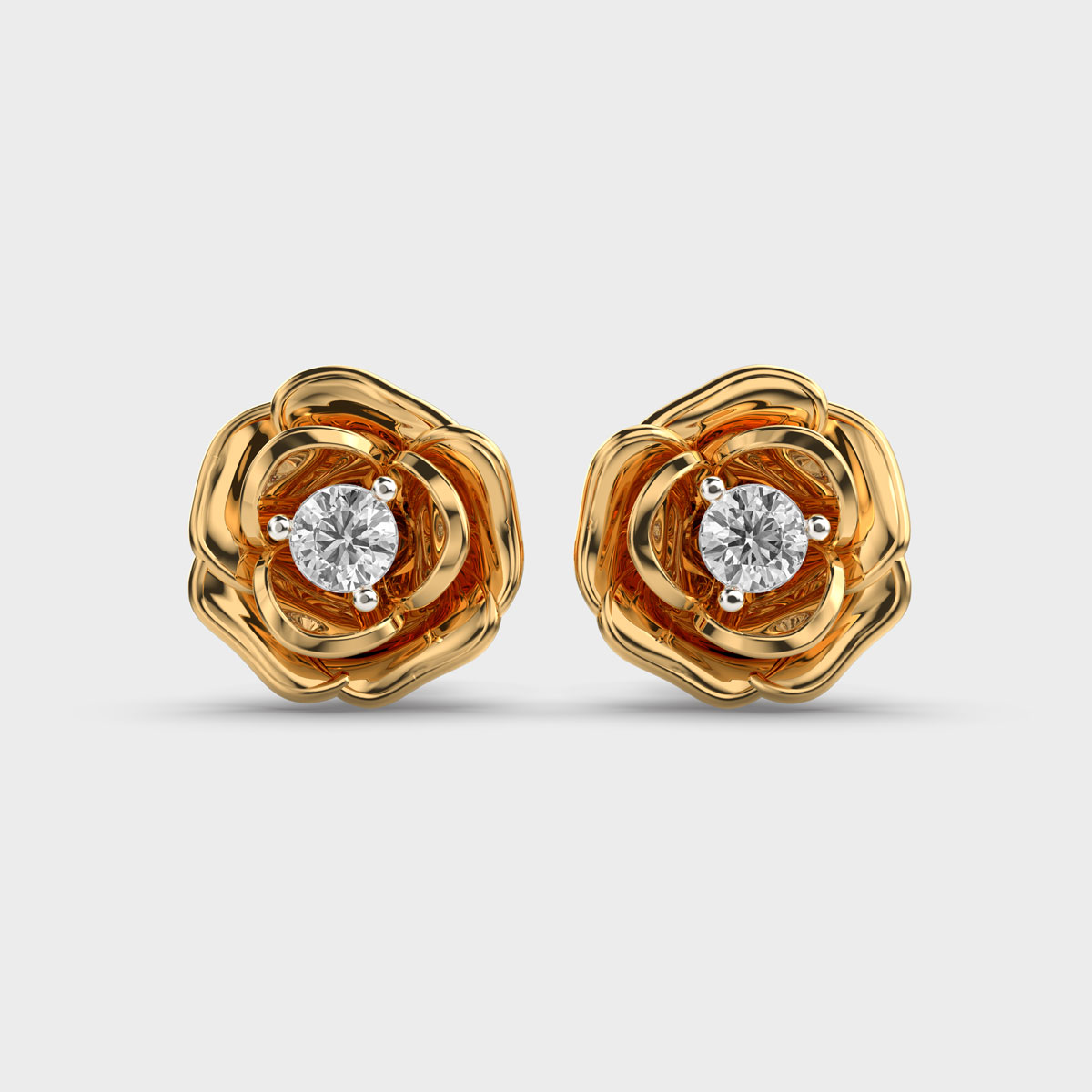 All That Blooms Diamond Ear Studs