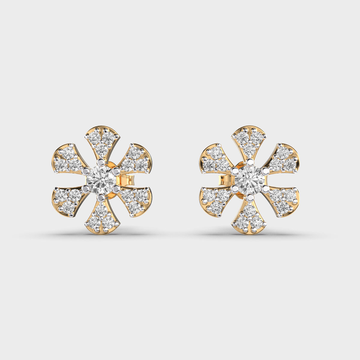 Exquisite Garden Posy Ear Stud