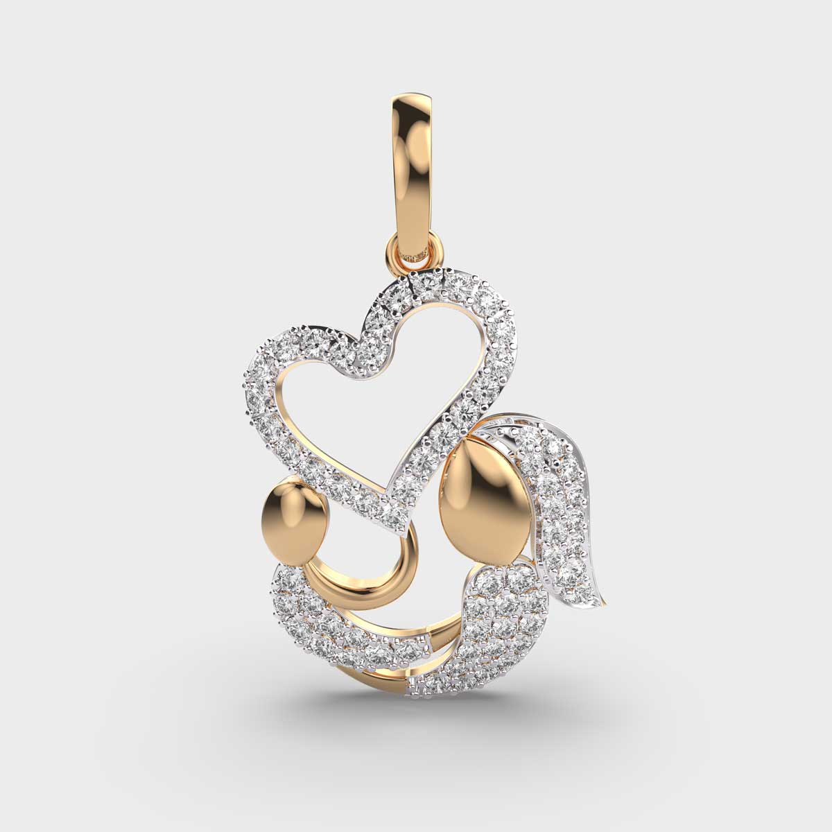 Apple of My Eye Diamond Pendant (Without Chain)