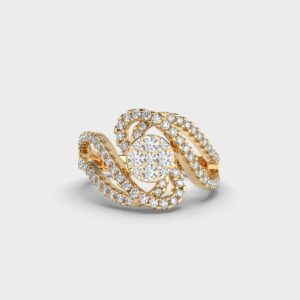 Whimsical Waves Finger Ring