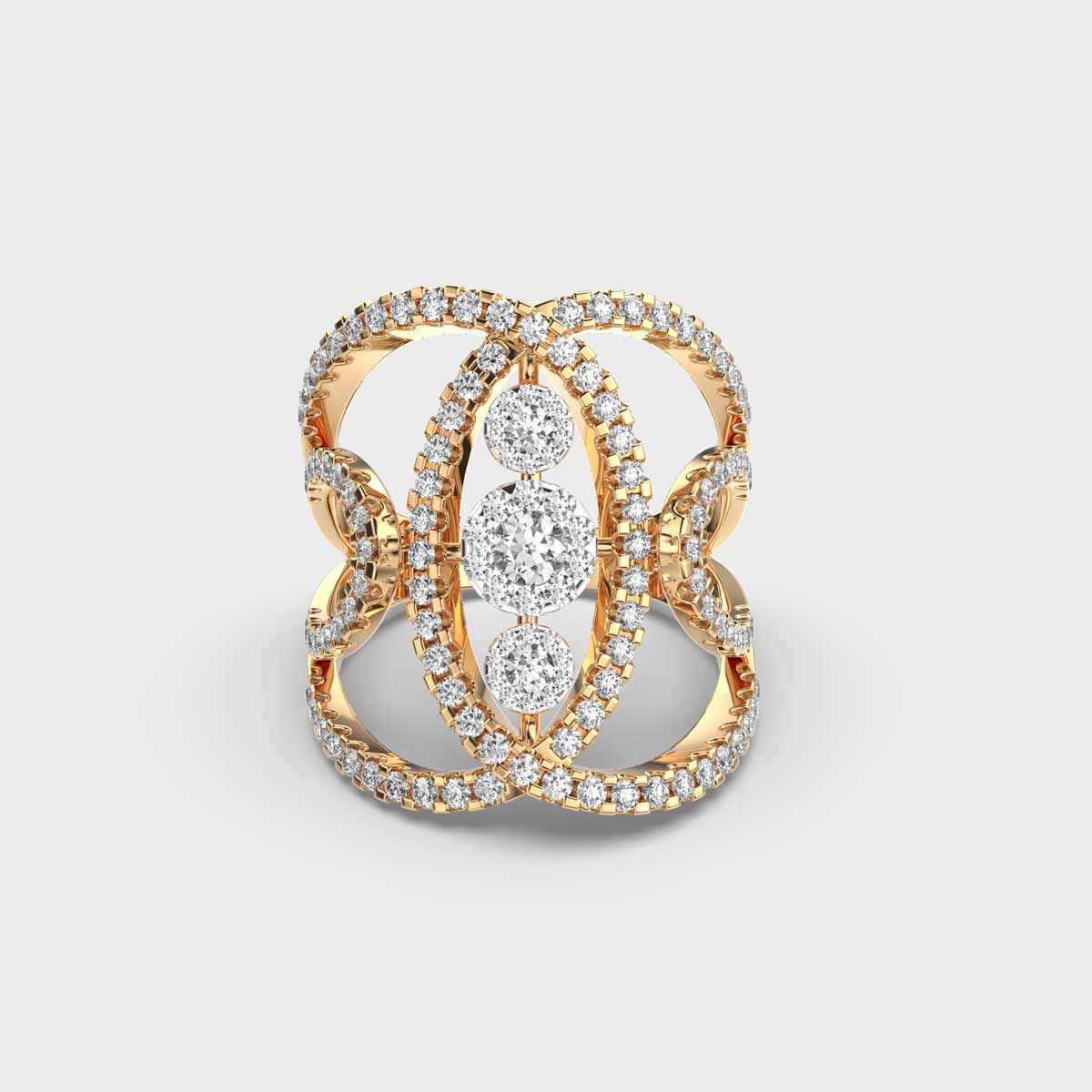 Oval Of Infinity Cocktail Ring