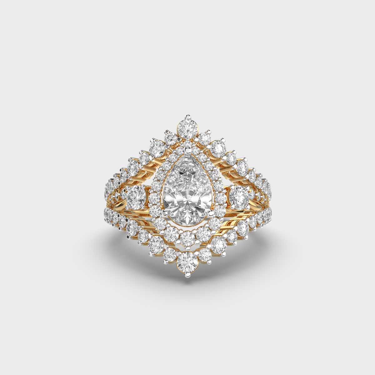Maharani Diamond Cocktail Ring