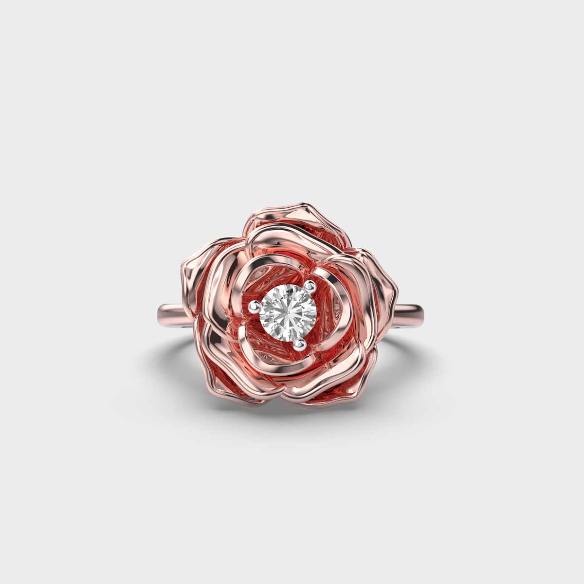 Regal Rose Diamond Ring
