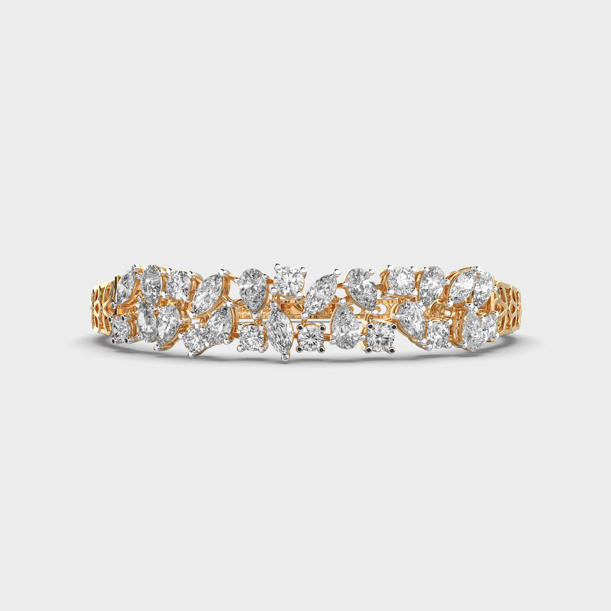 Fairytale Pear Cut Diamond Bracelet