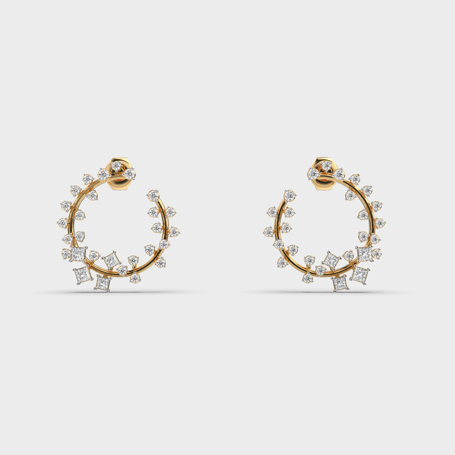 Crusted Stars of Axis Diamond Studs