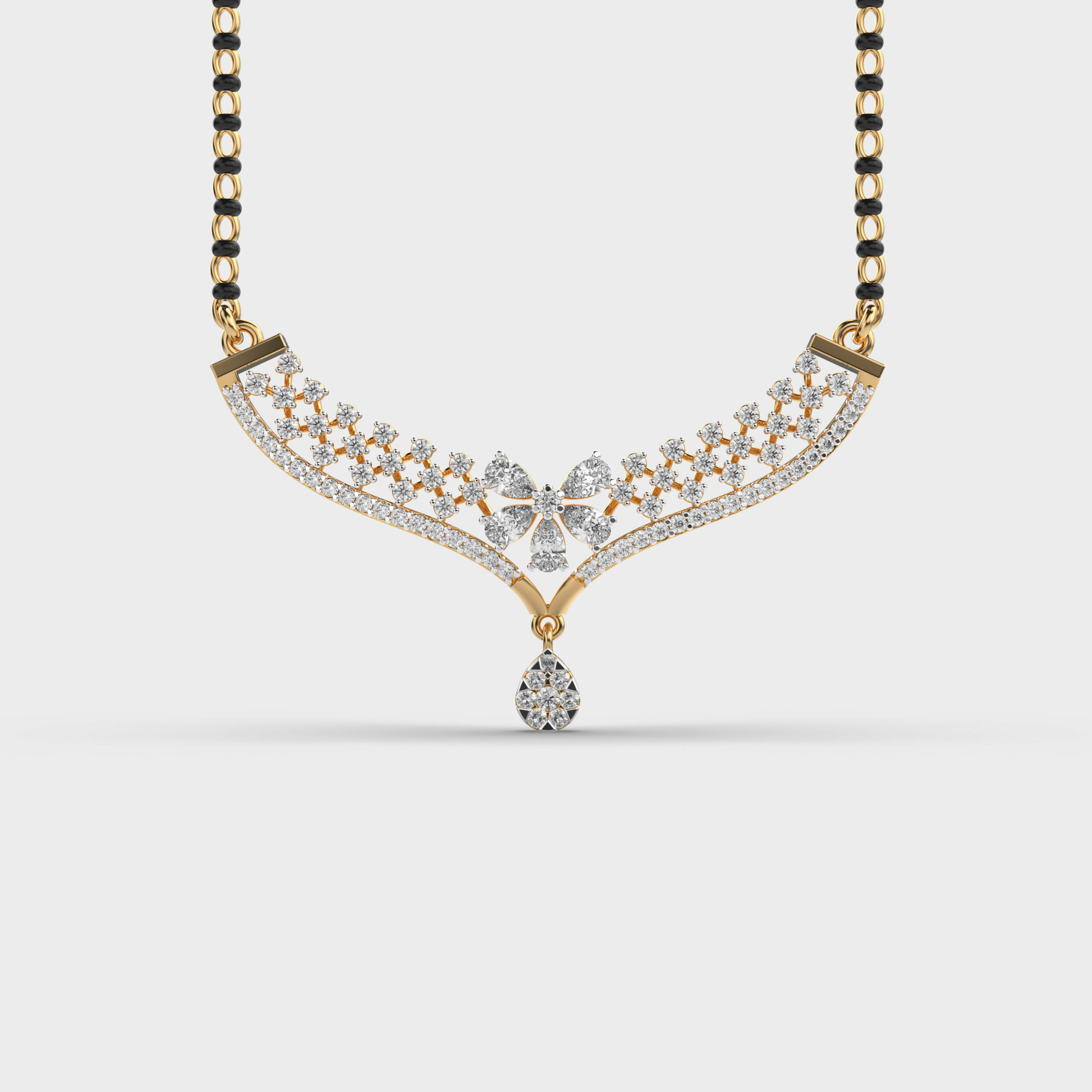 Majestic Empress Diamond Mangalsutra (With Chain)