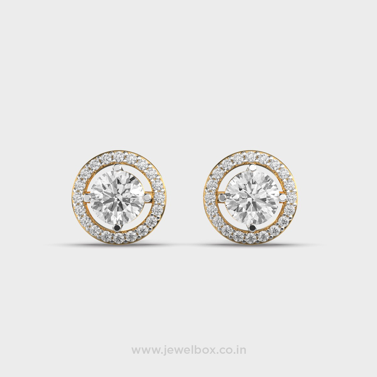 Fancy Circles Detachable Diamond Stud