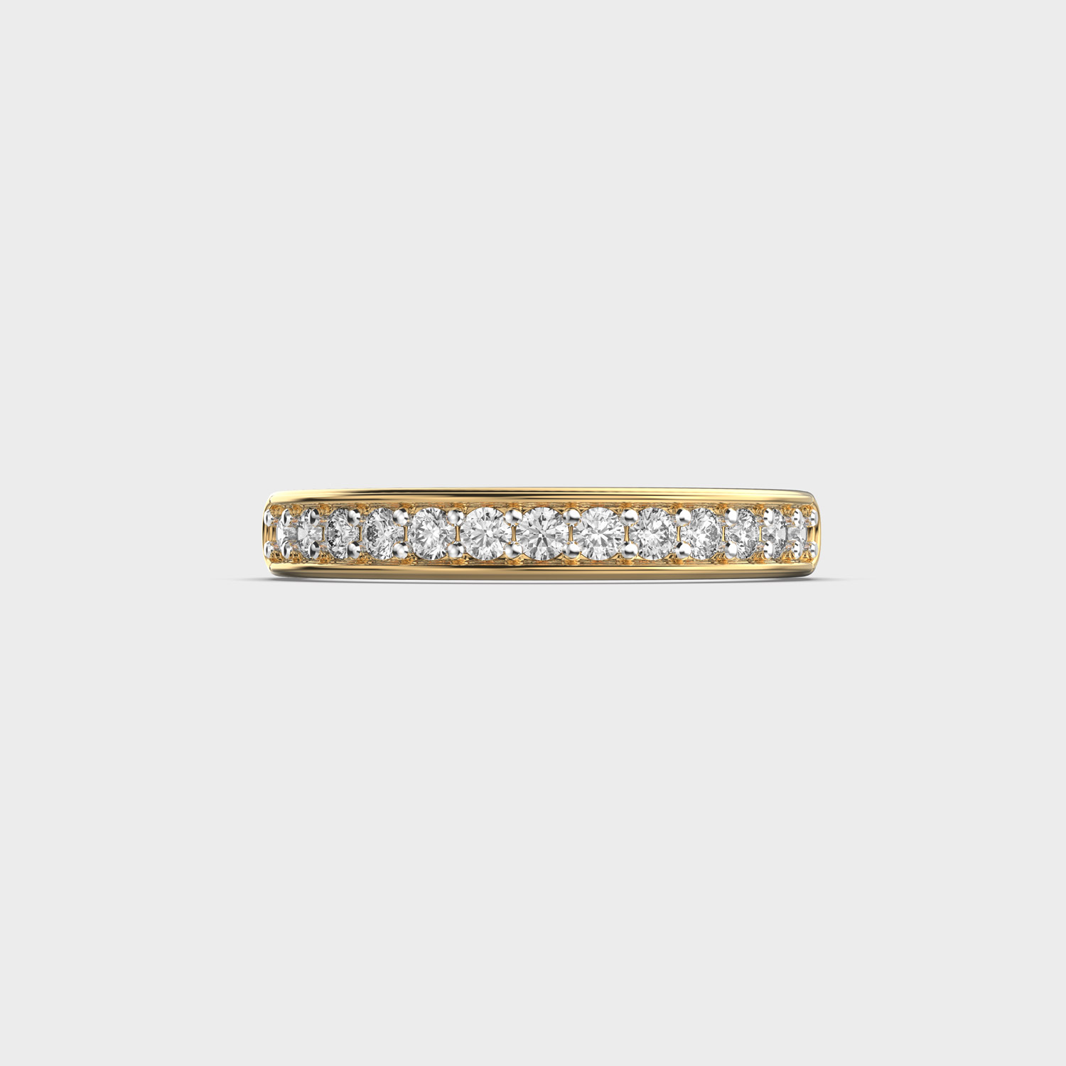 Delicate Arc Diamond Ring Band
