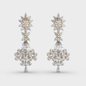 Glamorous Swag Diamond Earrings
