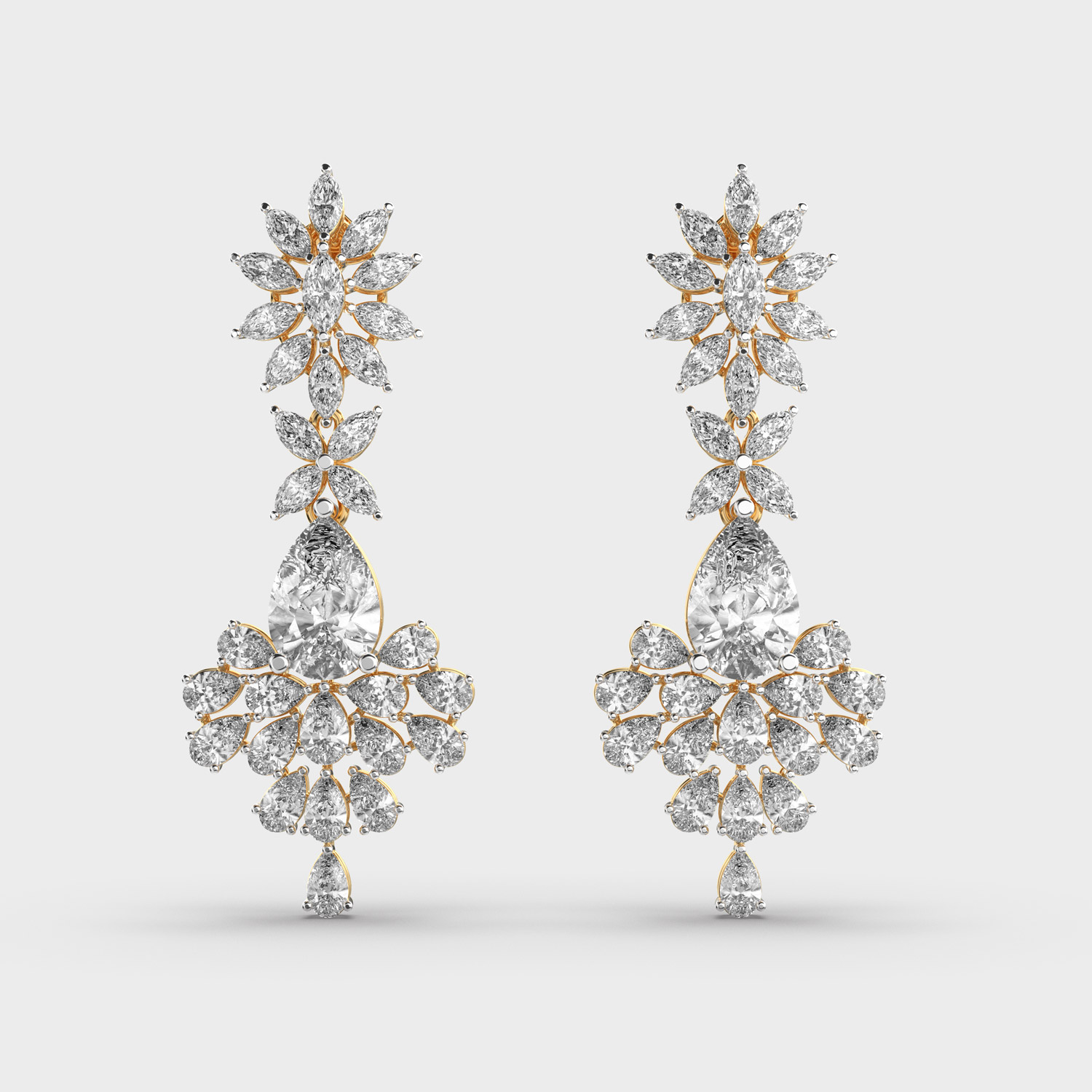 Old World Charm Diamond Earrings