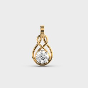 Enchanted Swirl Diamond Pendant