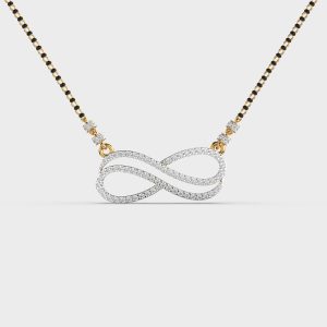 Double Infinity Diamond Pendant