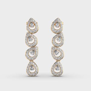 Stumble Down Diamond Earrings