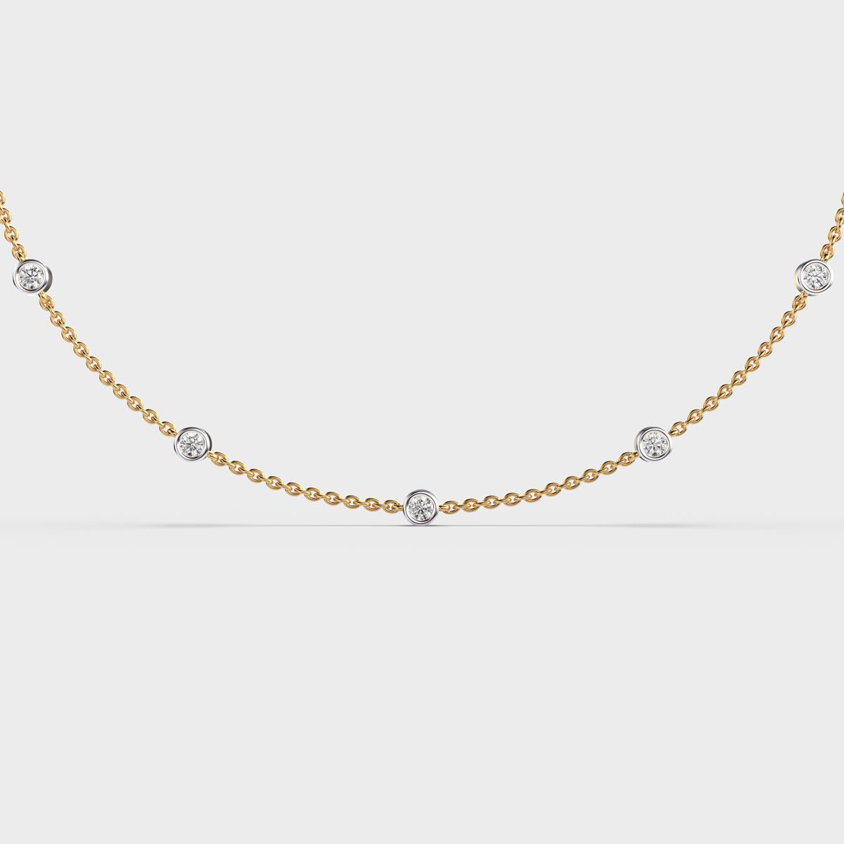 Shine Like A Diamond Chain Necklace