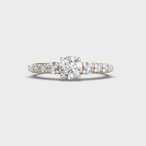 Lustrous Sphere Diamond Ring
