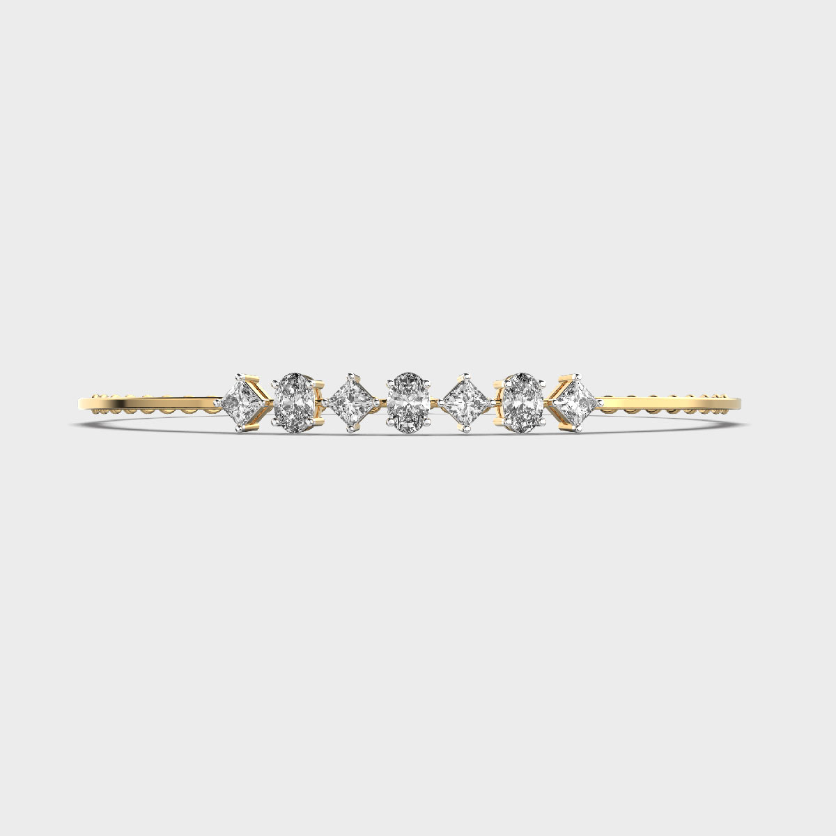 Geometric Appeal Diamond Bracelet
