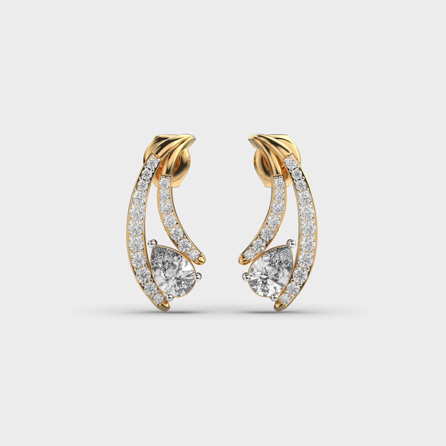 Mysterious Curve Diamond Ring