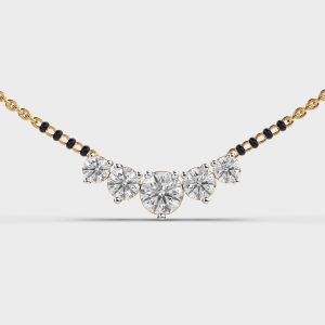 Alluring Trinket Diamond Mangalsutra Pendant
