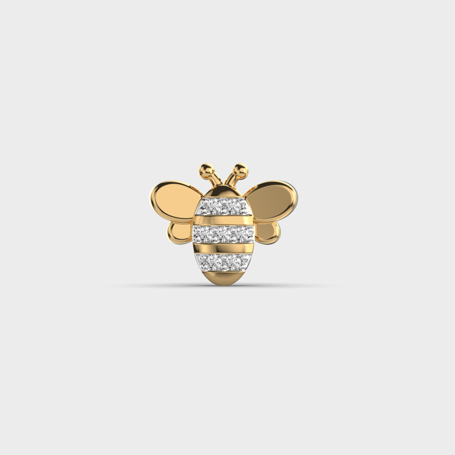 Flight of Bumblebee Diamond Pendant For Kids