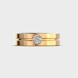 Dual Band Diamond Ring