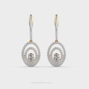 Noor Chandbalis Diamond Earrings