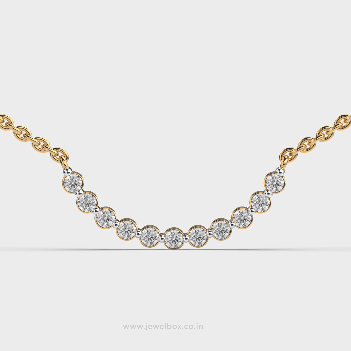 Venus De Milo Round Diamond Necklace