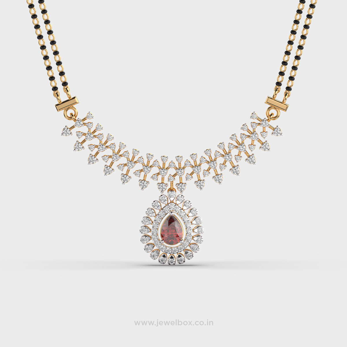 Exquisite Diamond Mangalsutra Pendant