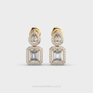 Aurora Loop Diamond Earrings