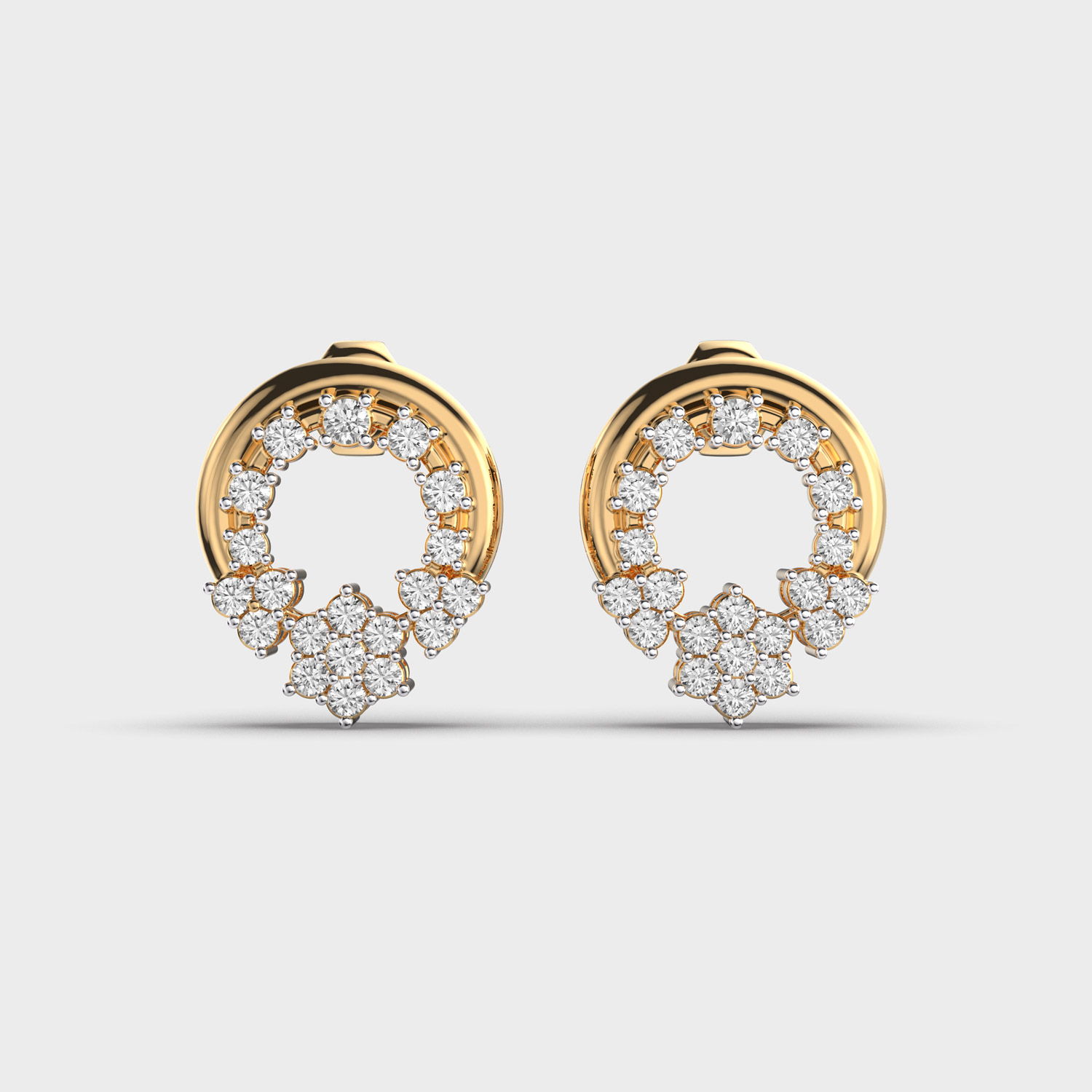Petal Glow Fleur Diamond Studs
