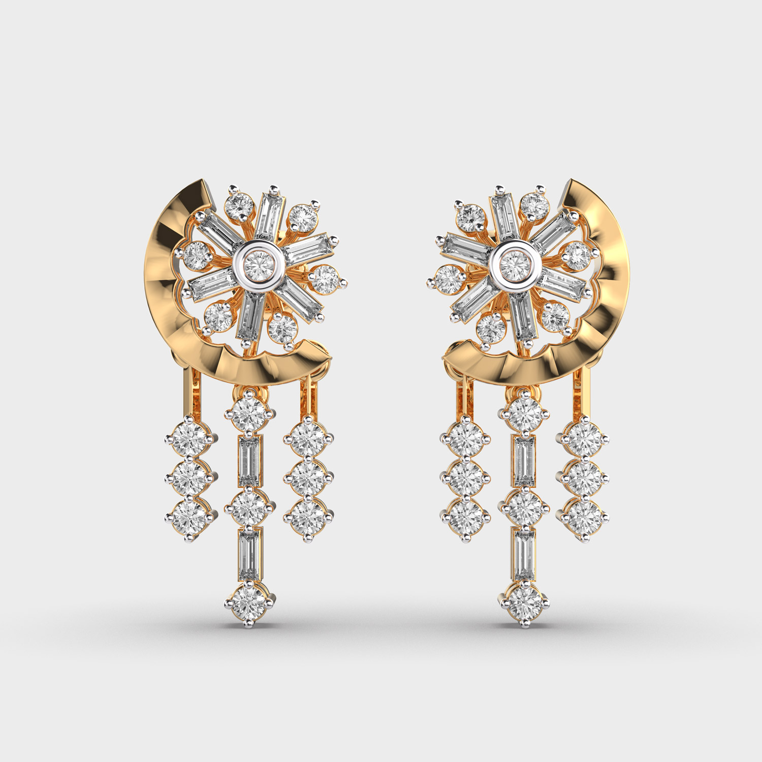 Aster Shine Petite Diamond Danglers