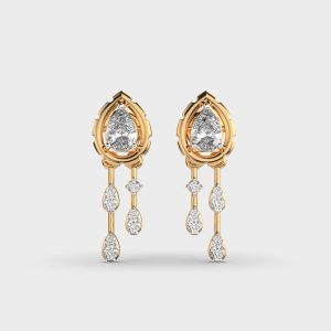 Raindrop Diamond Earrings