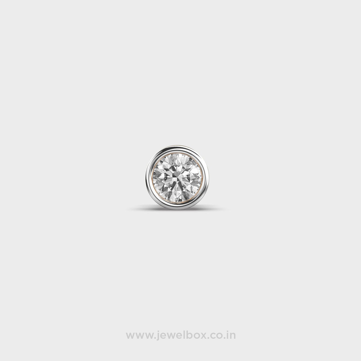 Dot of Light Diamond Stud for Men