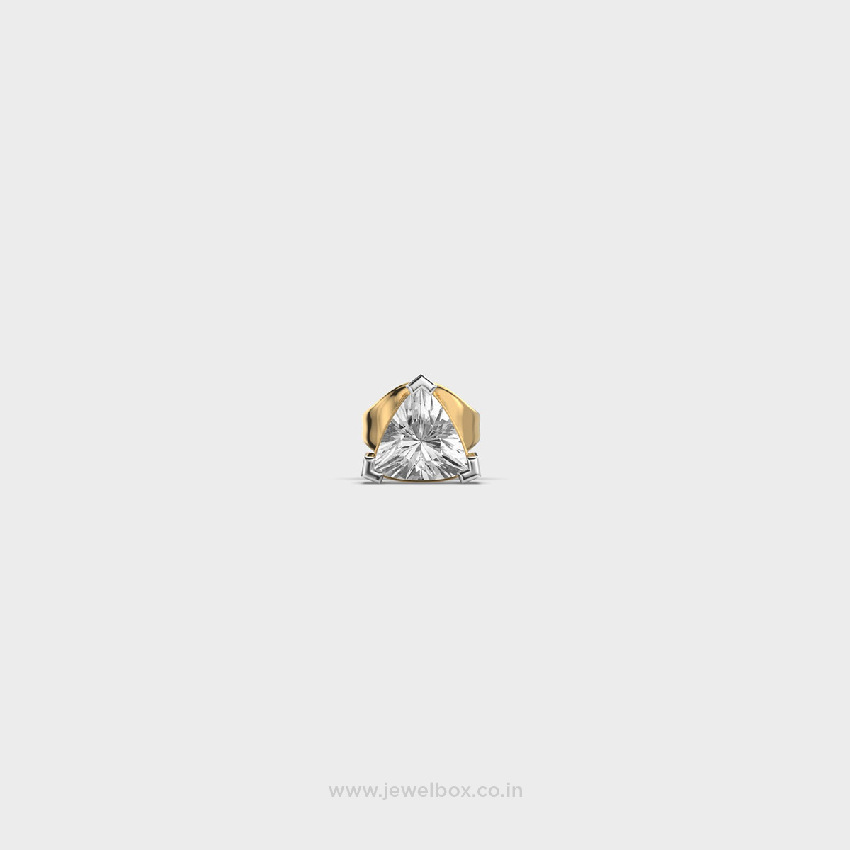 Elite Trillion Diamond Studs for Men
