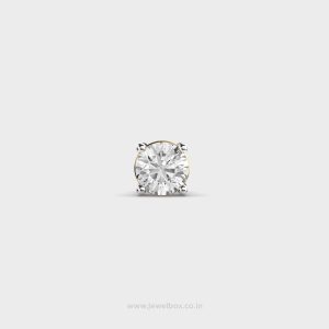Classic Round Diamond Stud for Men