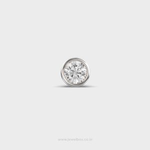 Velvet Glare Round Diamond Stud